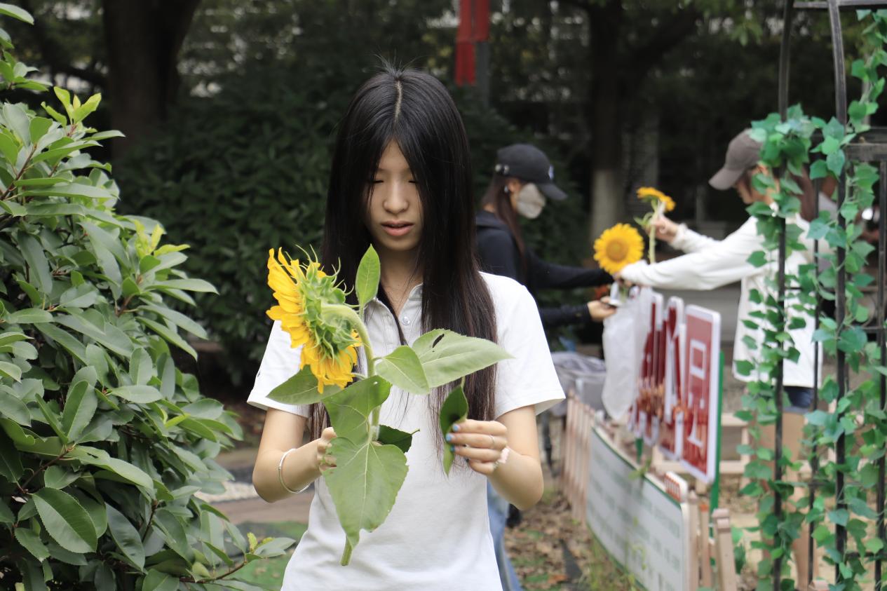 数智商贸学院开展“赠君向阳花，奔赴向山海”毕业季主题活动